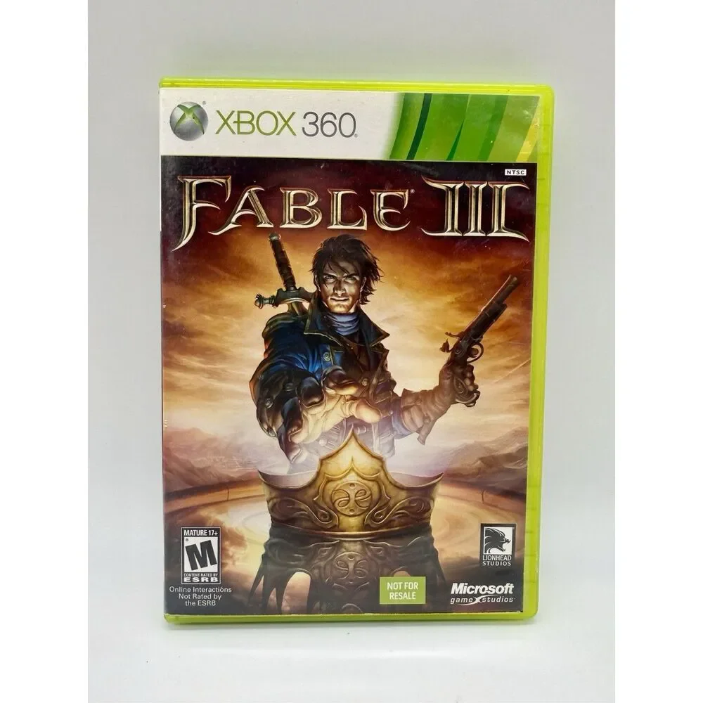 Fable III Microsoft Xbox 360 Video Game Microsoft Game, Case And Manual,‎ Tested